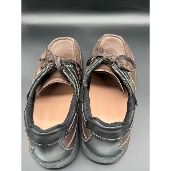 Orthofeet Men's 422 Boat Shoes Black Diabetic Arthritis Shoes Size 10 Wide - Picture 6 of 7